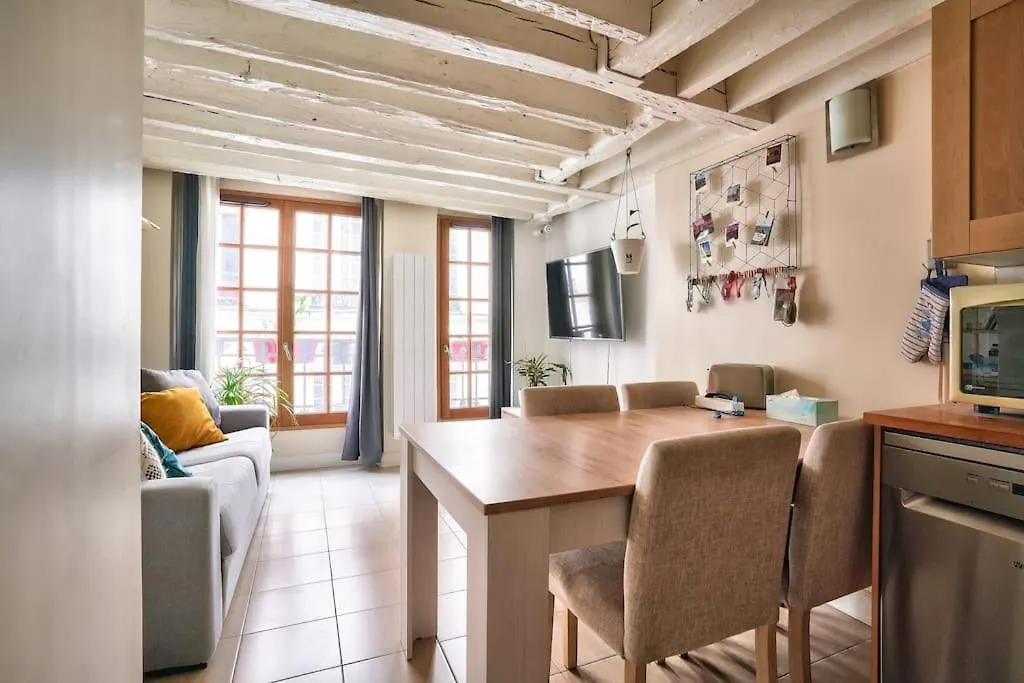 Apartmán Superb 2 Bedroom Flat In Le Marais Neighborhood Paříž